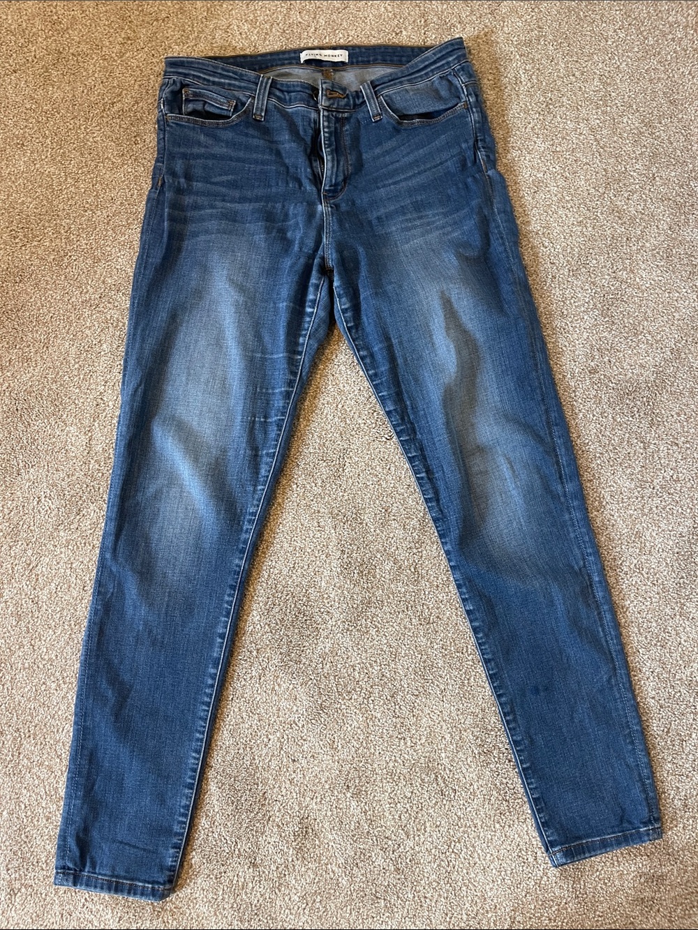 Flying Monkey Women's Medium Blue Skinny Jeans